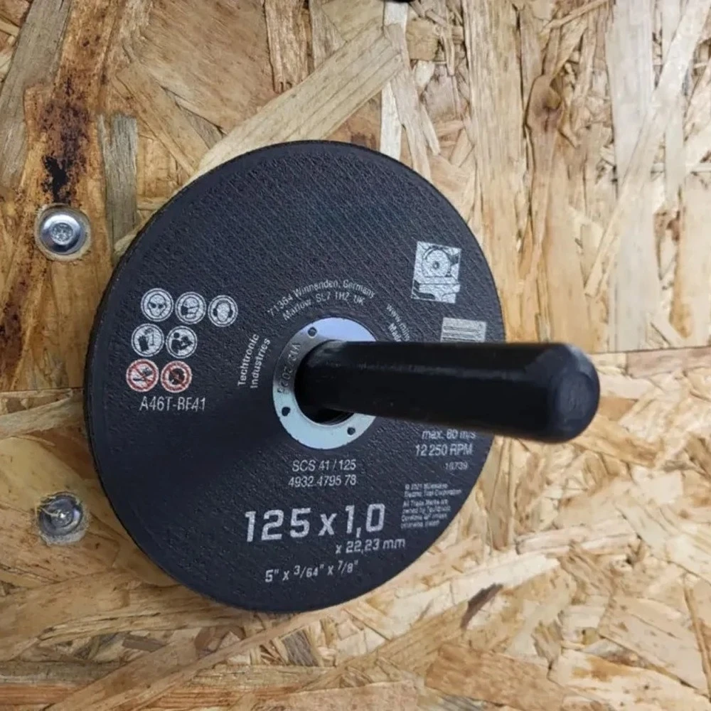 1pcs Wall-Mounted Bracket for 125Mm Angle Grinders Space-Saving Tool Storage Rack Heavy-Duty Grinder Support Mount
