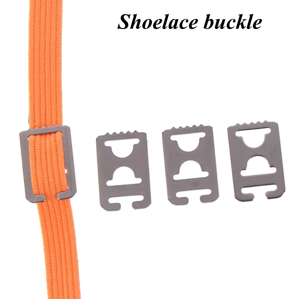 4Pcs/8Pcs Quick Metal Sports No Tie Shoelaces Laces Buckle Fast Lacing Lazy Shoelaces