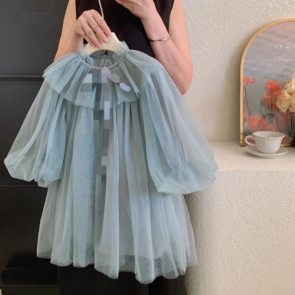 

Детское платье принцессы для девочек, хлопковое однотонное марлевое платье с длинными рукавами для девочек от 2 до 8 лет, милое платье Belle для маленьких девочек