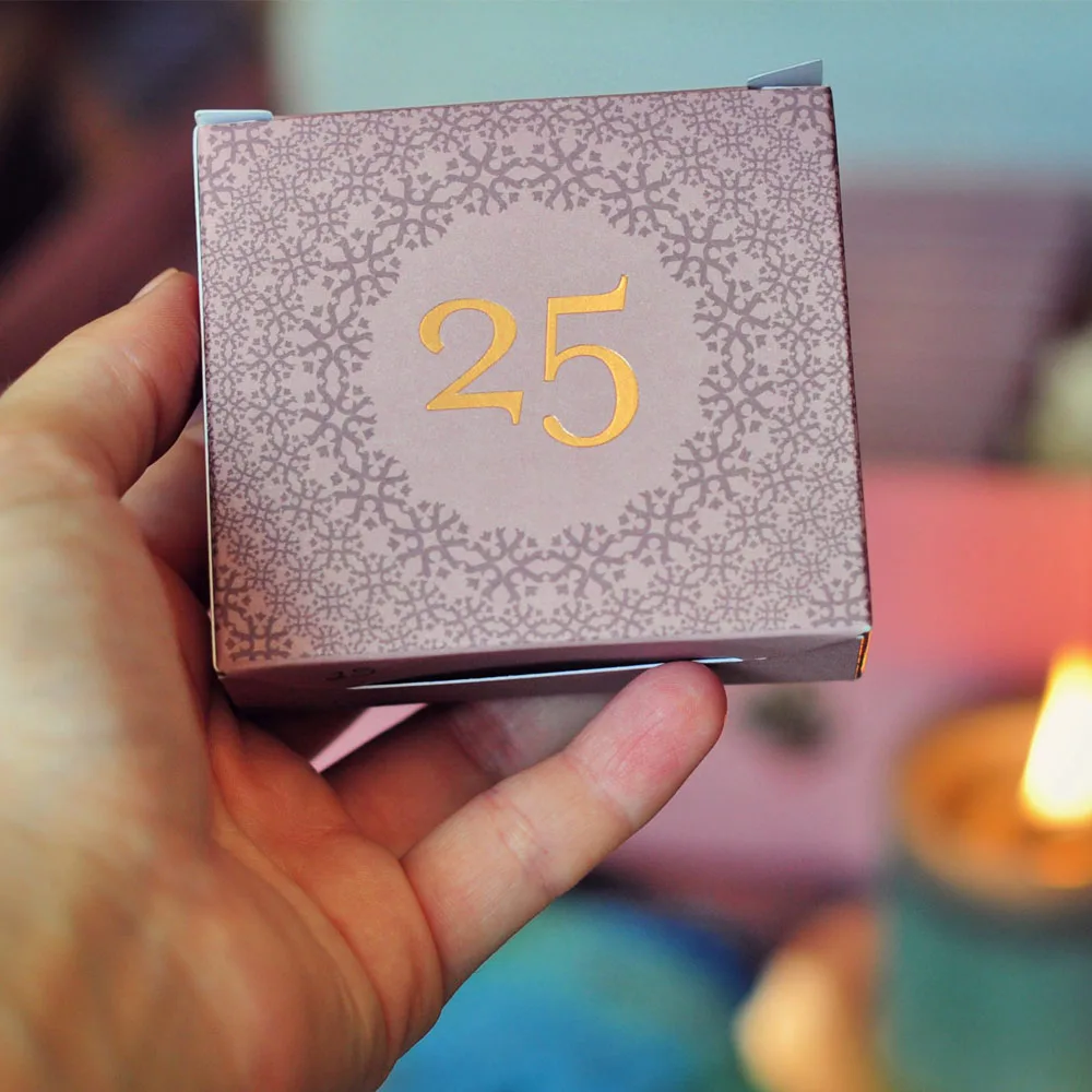 Customization.New Design Cardboard Empty Chocolate Tea 24/12 Drawer for Gift Package Small Advent Calendar Box