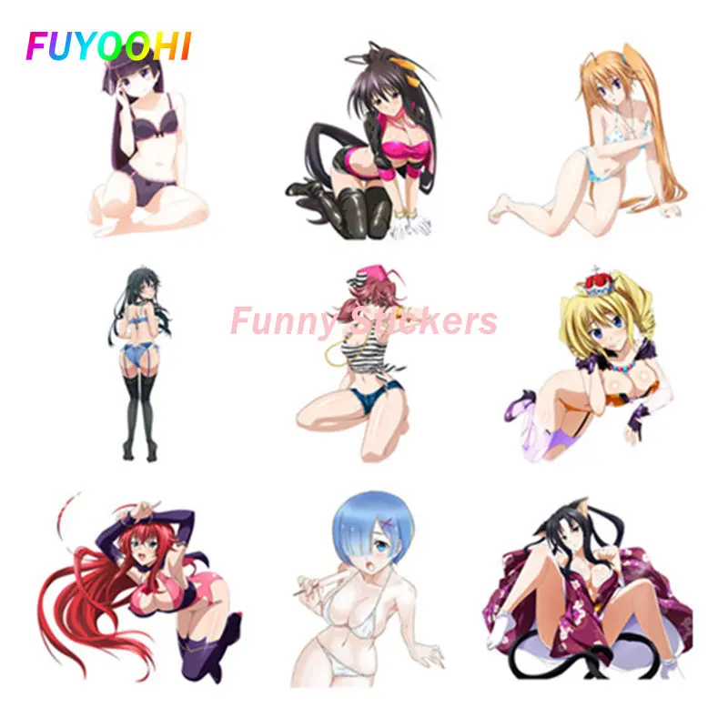 

FUYOOHI Play Stickers Car Stickers Oreimo Gokou Ruri (Kuroneko) Anime Vinyl Car Decal Window Wiper Bumper Decal Styling