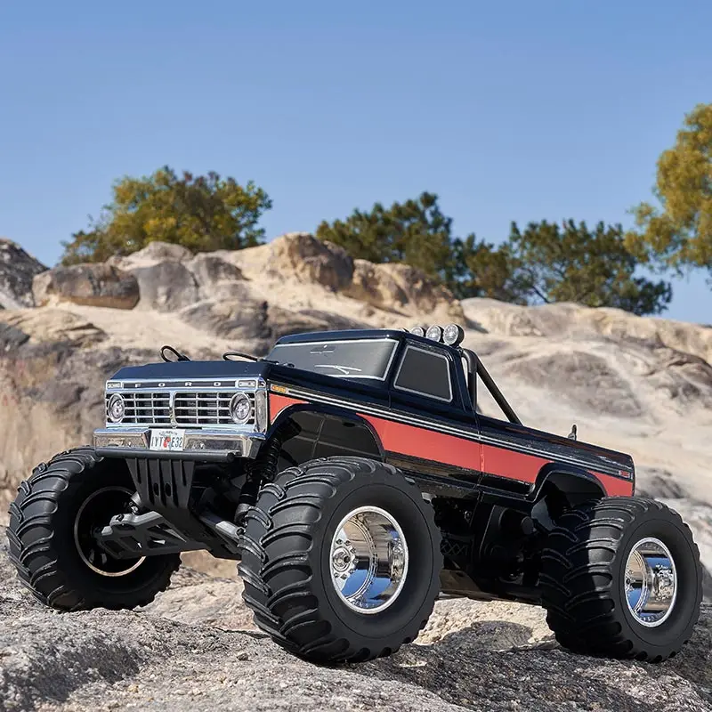 Coches FMS RC FMT10 Ford F100 Monster Truck 1:10 Vehículo todoterreno con tracción trasera, un excelente regalo para entusiastas de la RC