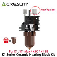 Creality Official K1SE Upgrade Ceramic Heating Block Kit, 2025 New Version With buckle Terminal,for K1SE/K1 Max/K1C/K1 3D Printe