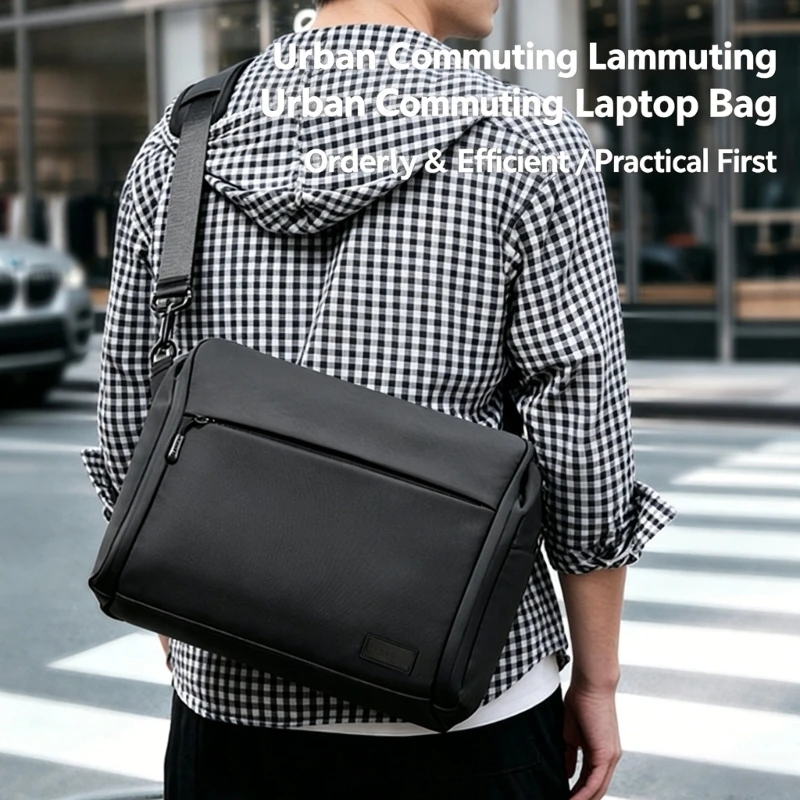

900D Laptop Sleeve Bag Shoulder Handmade Crossbody 900D Bag Replacement for 14INCH Laptops Tablets Accessories K1KF