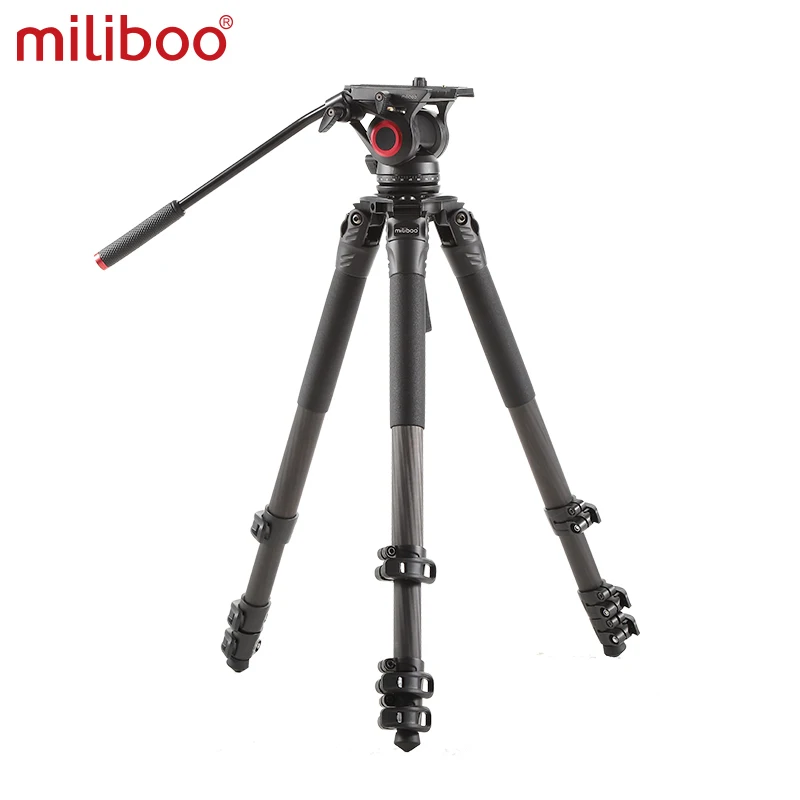 miliboo T34 Professional Bird watching Camera Tripod With Fluid head 181cm Height For Professional Camcorder/Video/Digital