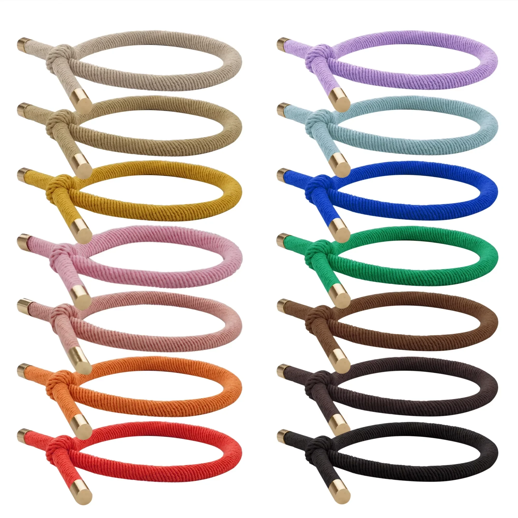 10/14/20Pieces Hair Tie Elastics Knotted Hair Ties Ponytail Holders for Women for Women Girls