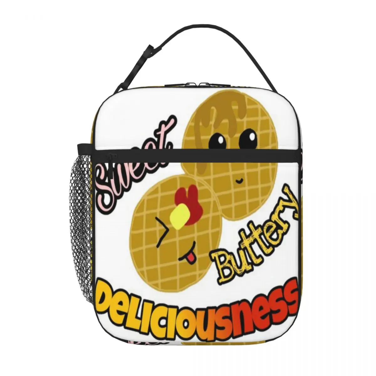 Hot Sale Sweet Buttery Deliciousness Picnic Style Nylon Lunch Bag Backpacking Compact Lunch Bag
