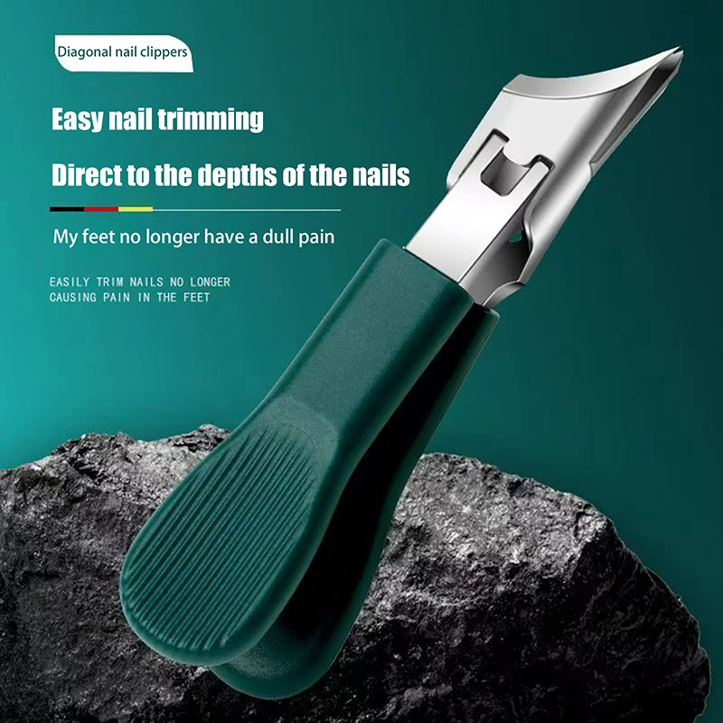 Professionele Scherpe Schuine Mond Nagelknipper Trimmer Snijders Anti Sling Care Tools Chiropody Podotherapie Roestvrij Voetverzorging Tool