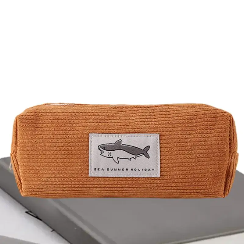 Animal Pencil Pouch Large Capacity Shark Pencil Case Multipurpose Pencil Pouch Portable Animal Pen Pouch For Travel Work School