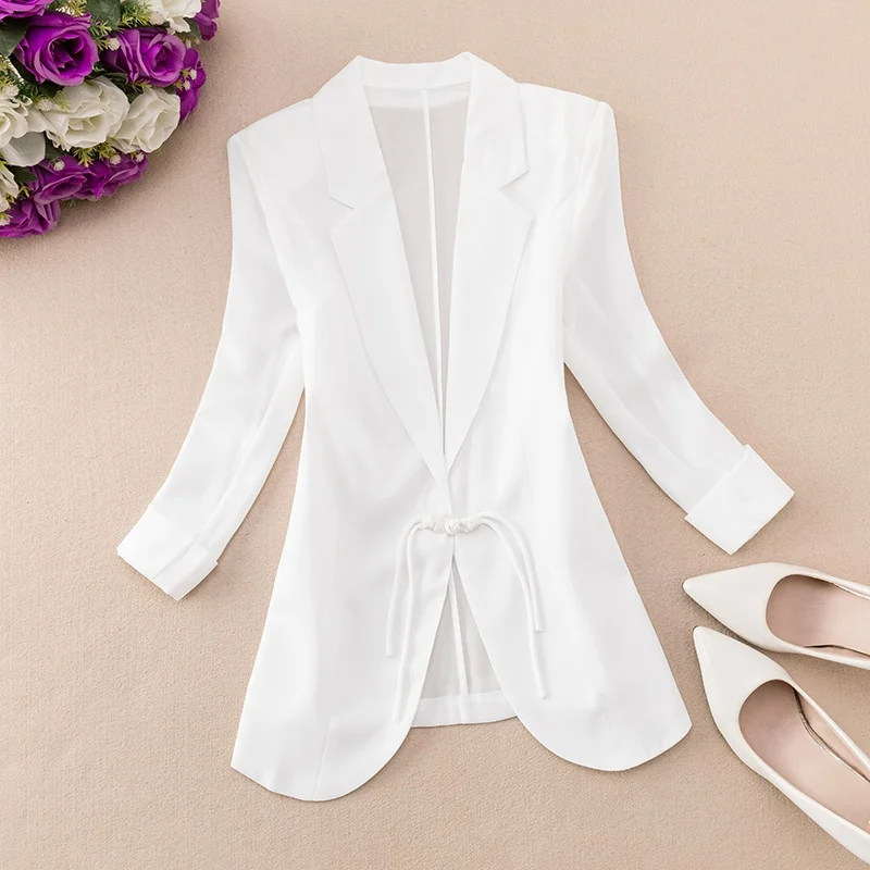 

Модный женский укороченный приталенный жакет на пуговицах с коротким рукавом, весна-лето, новинка, деловой топ