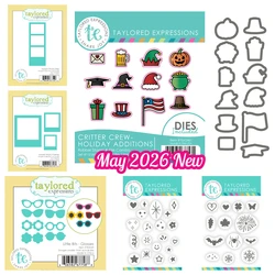 Inky Doodles Metal Cutting Dies Stamps Mold Craft Decoration Embossing Template DIY Greeting Card Handmade 2026 Holiday Knife