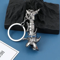 Jinx Cannon Keychain Metal Car Key Rings Jewelry Gift for Boyfriend Key Holder