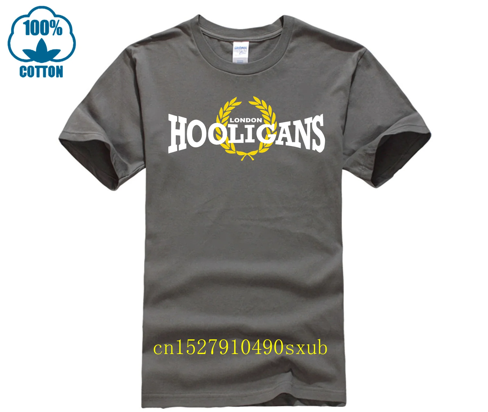 New 2023 Fashion Mens T-Shirts Hooligans London T-shirt Cotone Old Footballer Fans Terrace Ultras Tee Shirt Casual Short Sleeve