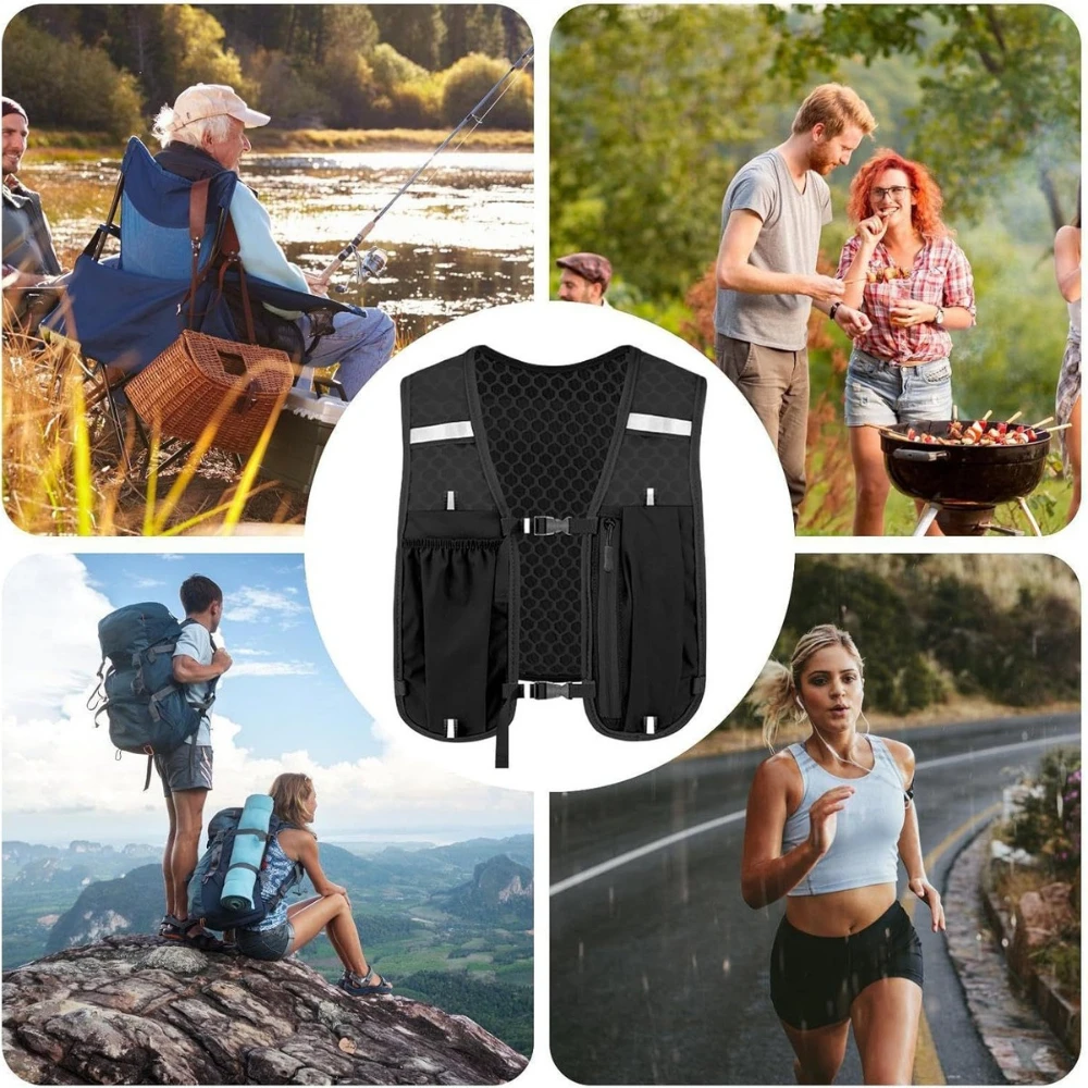 AliExpress NONE Running Hydration Vest Backpack Pack Marathoner Running Race Hydration for Trail Race, Hiking, Cycling, Climbing, Jogging