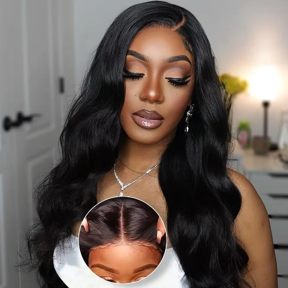 

7x5 Lace Closure Wig Wear and Go Glueless Wig Pre Plucked Pre Cut Lace Closure Wig for Women 180 Density Body Wave Hair Wigs