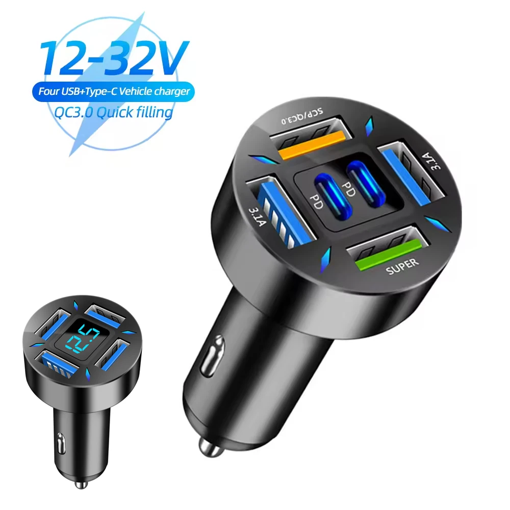66W Usb Car Charger… - image
