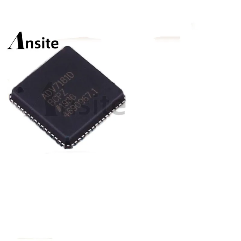 

10 pieces per lot. 100% brand new, original and genuine product. Video interface chip: ADV7181DBCPZ-RL LFCSP-64 (9x9). Electroni