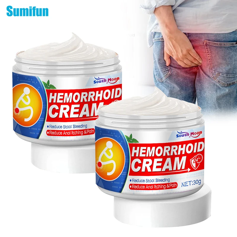 

30g Hemorrhoids Removal Treatment Ointment Herbal Medicine Cream Internal Hemorrhoids Piles External Anal Fissure Health Care