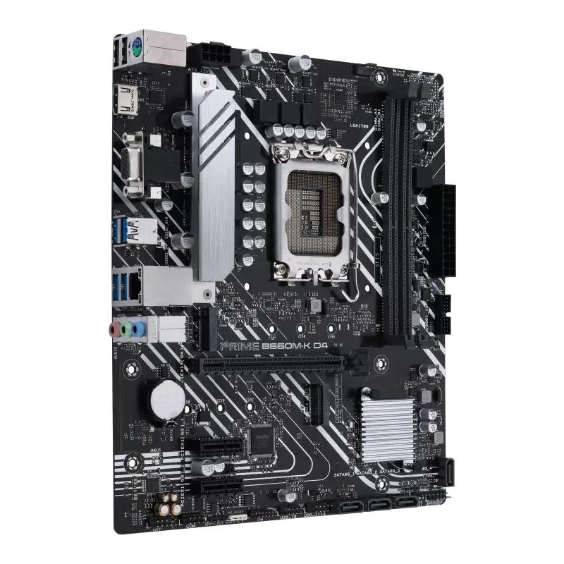 Brand New PRIME B660M-K D4 Intel Socket LGA1700 for Intel Core 12,13,14th CPU Processors Motherboard