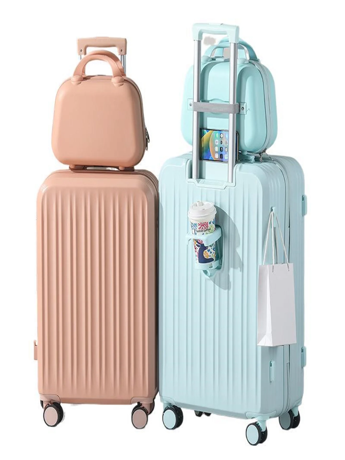

New Multi-Functional Lage Carry-On Suitcase for Traveling Large Capaci Password Lo Women's Durabili Ideal for Students