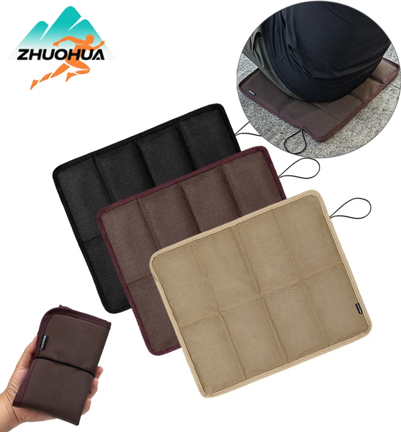 

ZHUOHUA 1pc Portable Folding Seat Cushion,8-Fold Compact Outdoor Camping Mat, EPE Pearl, Moisture-Proof Picnic & Travel Rest Pad
