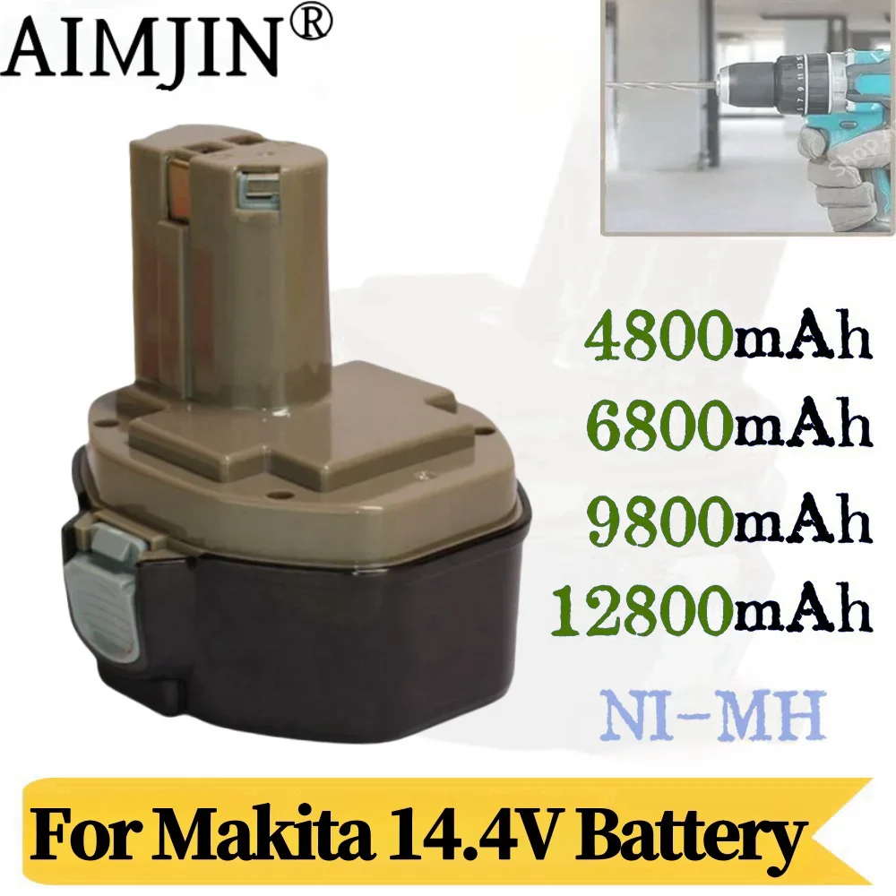 

Аккумулятор для инструментов Makita 14,4 В 4,8/6,8/9,8/1422,1420 Ач Ni-MH, аккумулятор для инструментов Makita PA14 192600-1 6281D 6280D