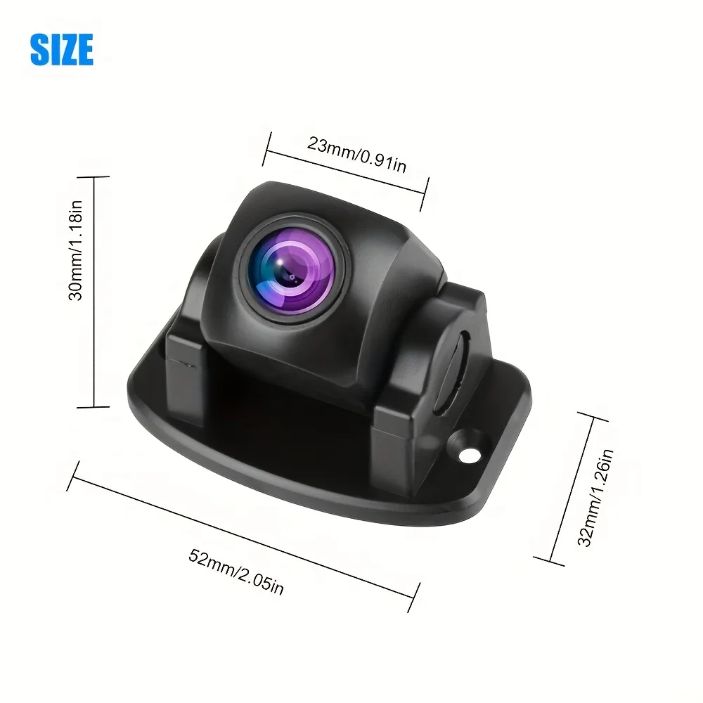 Backup Camera with Wide Angle for Cars, Trucks, Suvs, Rvs, And Vans, Designed for Parking Use, Battery-Free