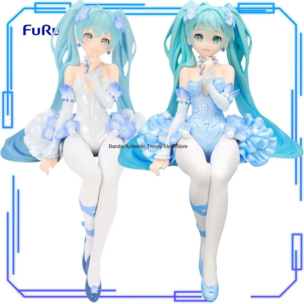 在庫あり-フリュー-オリジナル-正規品-ボーカロイド-初音ミク-ネモフィラ・メンジーズ-花の妖精バージョン-15cm-モデルおもちゃ-ヌードルストッパーフィギュア