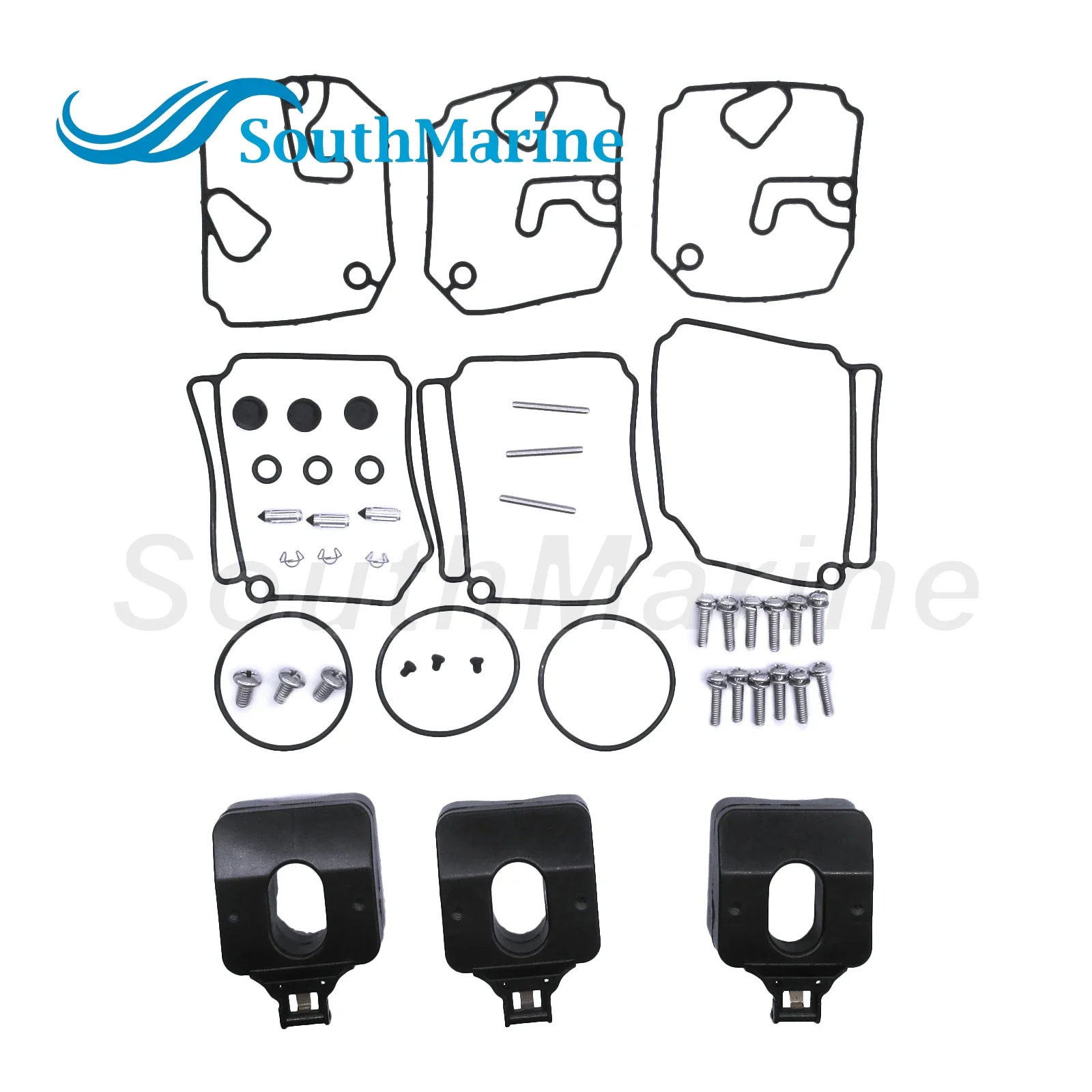 Boat Engine 3F3-87122-1/0 3F3871220M 3F3871221M Carburetor Rebuild Repair Kit for Tohatsu Nissan 60HP 70HP 60B 70B 60C 70C