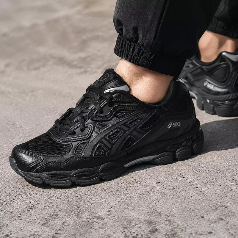 Asics Authentic Men's Fall Sport Shoes GEL-NYC Retro Mesh Breathable Casual Sneakers Jogging Shoes 1203A280-003