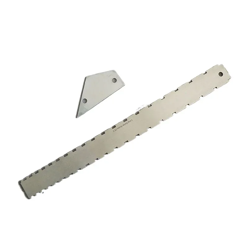 

Guitar Neck Measuring Ruler Fret Fingerboard Curvature Caliper Concave Convex Notch Tool for Leveling Repair And Tuning