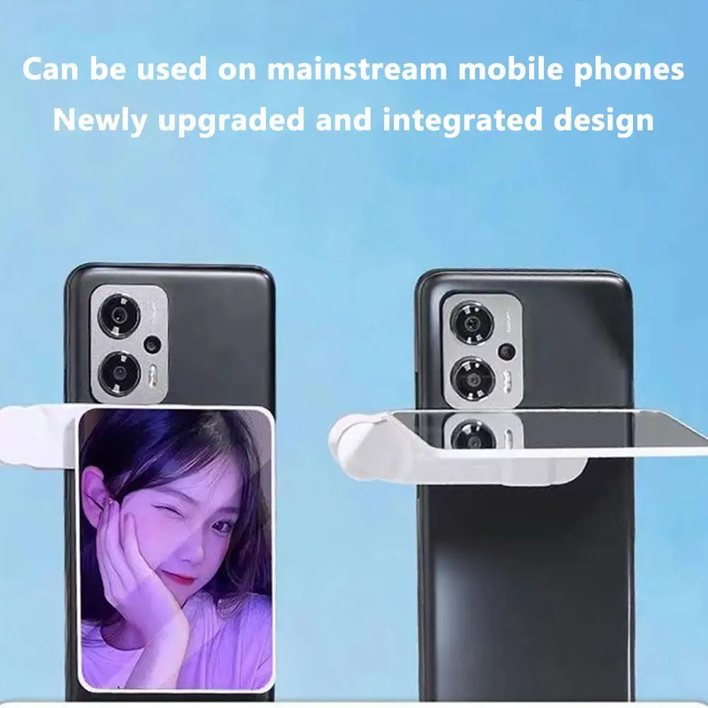 2in 1 Photography Tool Mobile Phone Shooting Mirror Mobile Phone Reflection Clip Selfie Reflector Sky Mirror