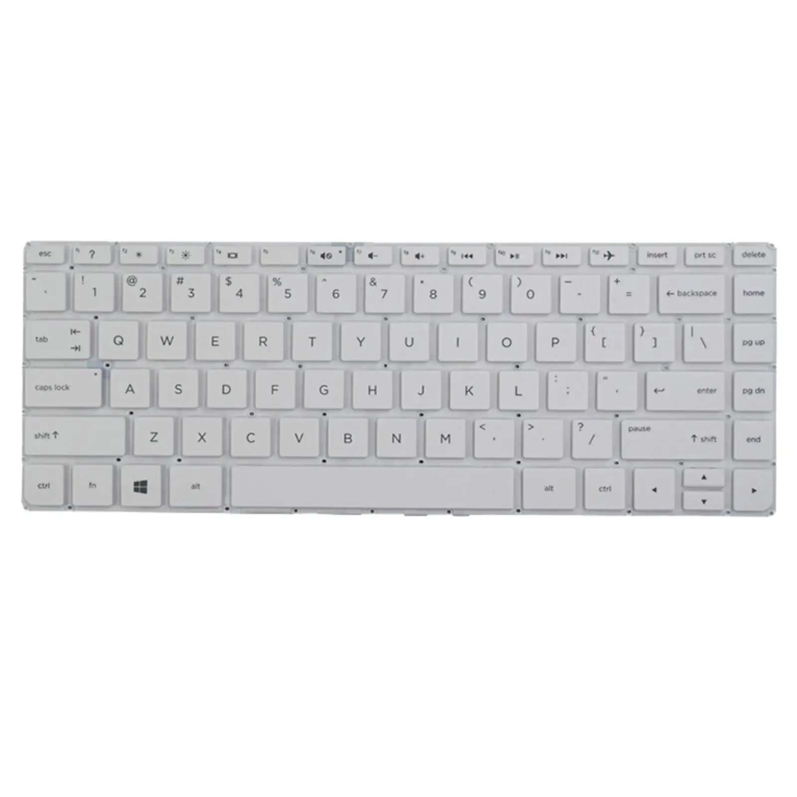 Backlit Keyboard, Laptop Repair English White Keypad, Computer Replacement Gadget for 14-v062us 14-v063us 14-v124ca 14-v134ca