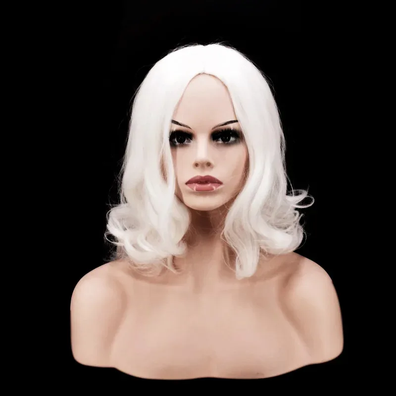 2025 جديد أعلى جودة سانتا كلوز طويل أبيض يتوهم عيد الميلاد الساخن احتفالي حفلة 60/65/80 سنتيمتر اللحية هالوين شعر مستعار Acc