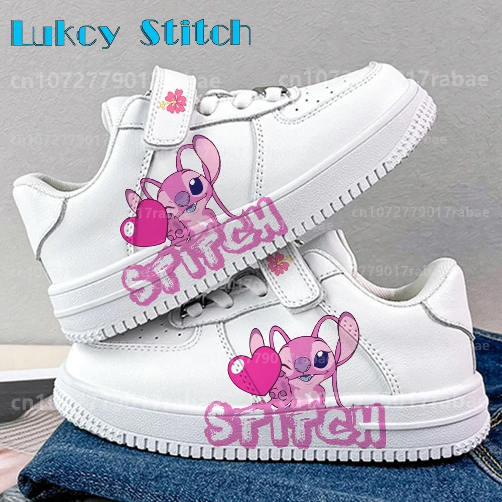 Stitch shoes for children Student Casual Kid child stitch 8 and 9 year old girls boys shoes Sneakers Fashion Sports Gift