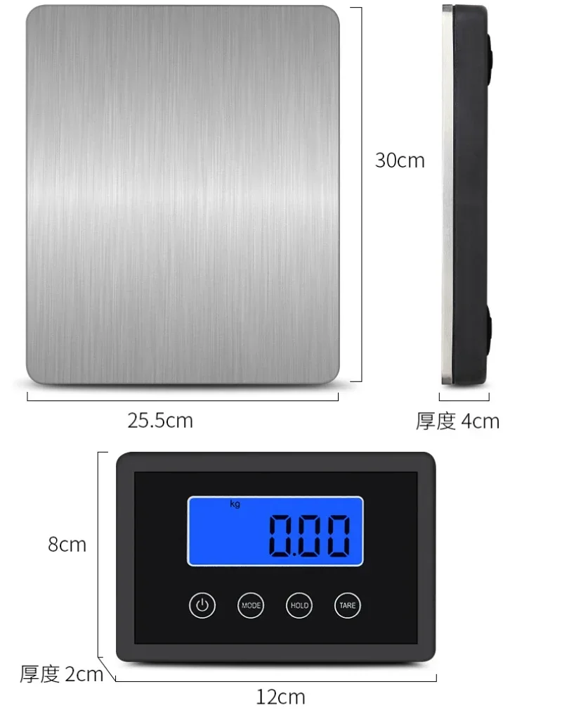 Báscula electrónica de alta precisión, báscula de mesa de logística portátil de 180kg, báscula electrónica de peso para mascotas, suministros para mascotas