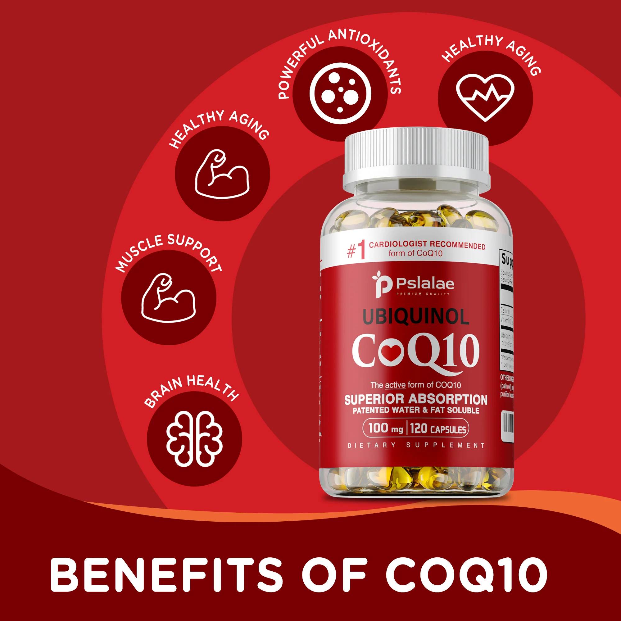 Cápsulas Blandas de Ubiquinol - Coq10 Ubiquinol Softgel reseña y precio