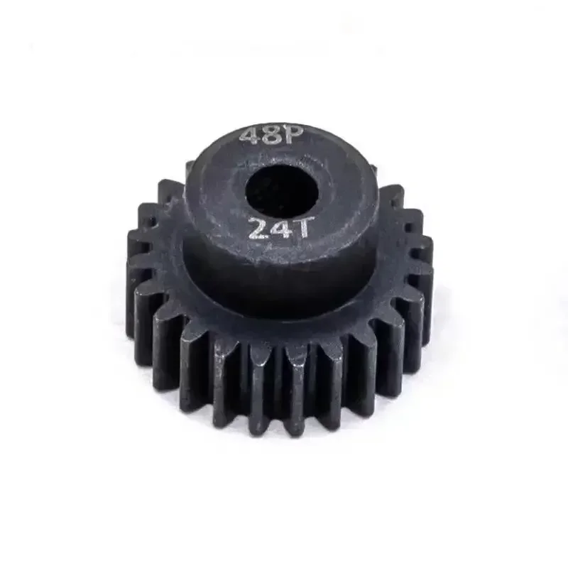 

48DP 3,175 мм 12t 13t 14t 15t 16T 17t 18T 19T 20T 22T 24T 25T Черная стальная металлическая шестерня двигателя для 1/10 радиоуправляемой модели автомобиля