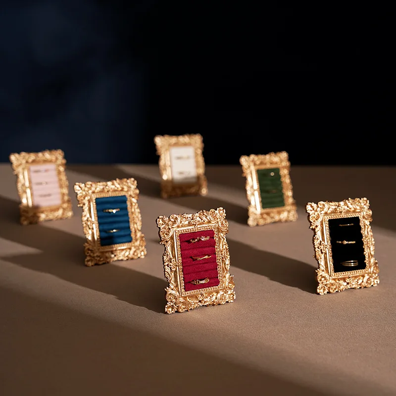 

Photo Frame Ring Tray Chic Ring Holder Ring Organizer Elegant For Jewelry Store Home Decor Photography Prop