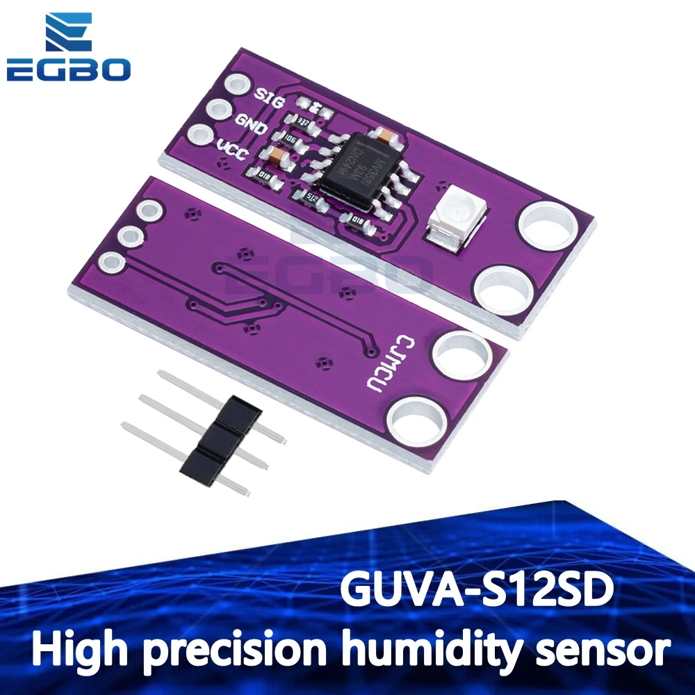 GUVA – S12SD UV-Sensormodul für Arduino DIY Präzise 240 nm – 370 nm Lichterkennung, elektronische Leiterplatte im Lieferumfang enthalten