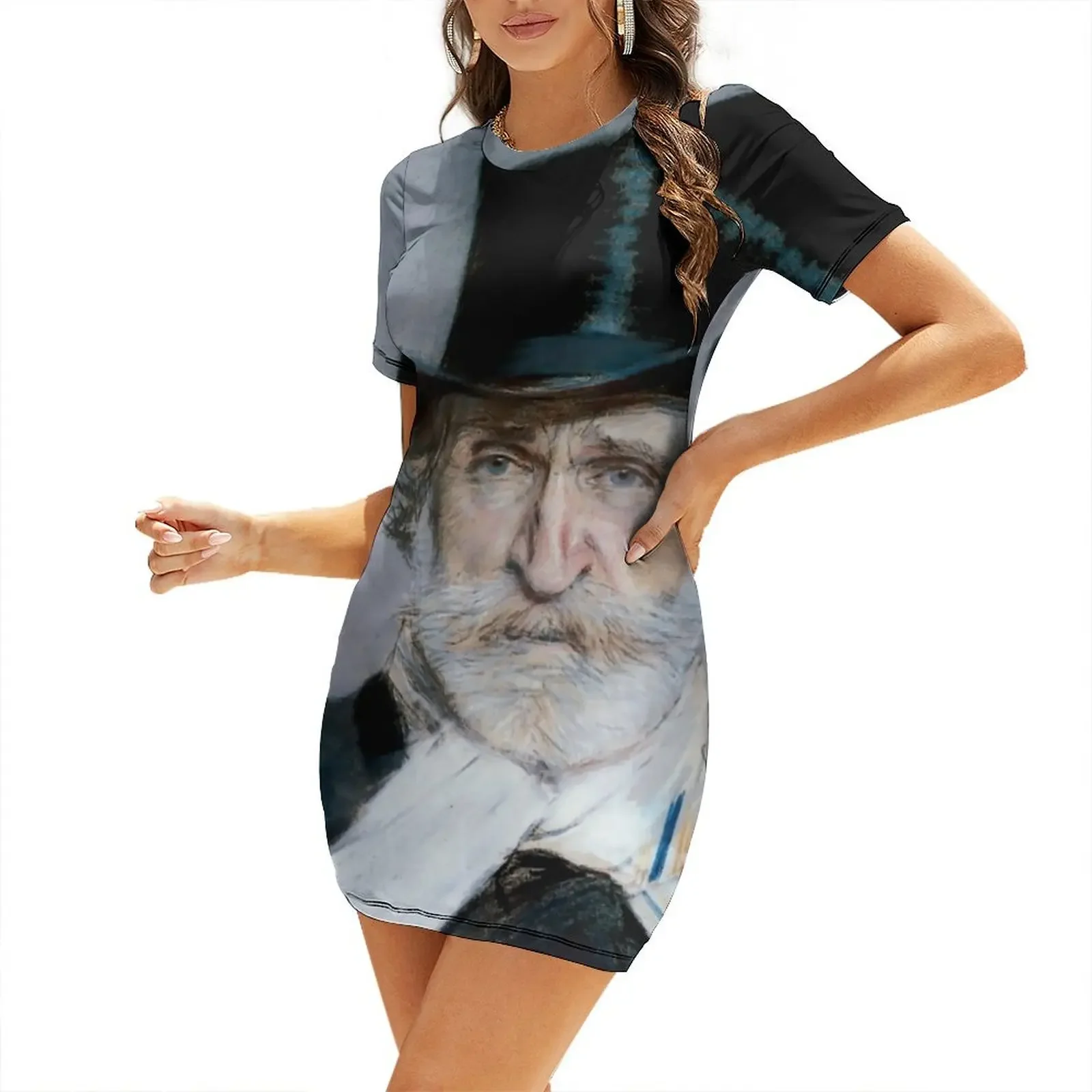 

Giuseppe Verdi (1813 – 1901) by Giovanni Boldini (1842 - 1931)(2) Short-Sleeved Dress women formal occasion dresses
