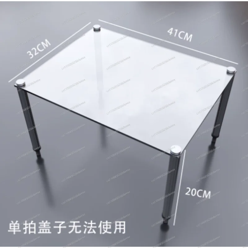 Fully transparent open computer case with good heat dissipation, tray rack supporting MATX and ATX motherboards, minimalist