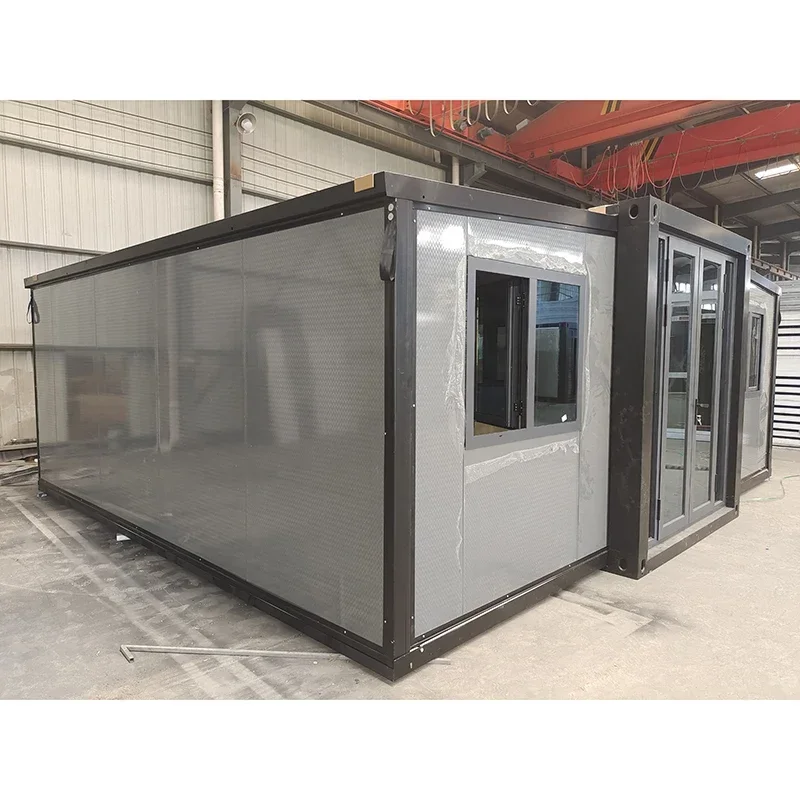 Steel Structure Living Prefab Villa Expandable Container House Prefabricated Mobile Home with Bathroom and Kitchen
