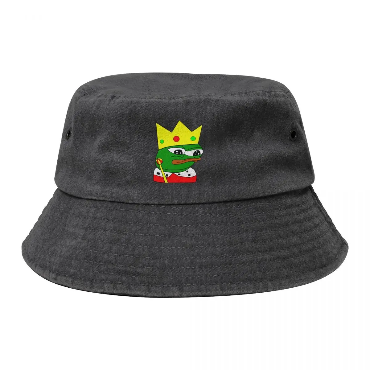

King Pepe Royal Scepter Bucket Hat funny hat Hat Baseball Cap Winter Women's Beach Visor Men's
