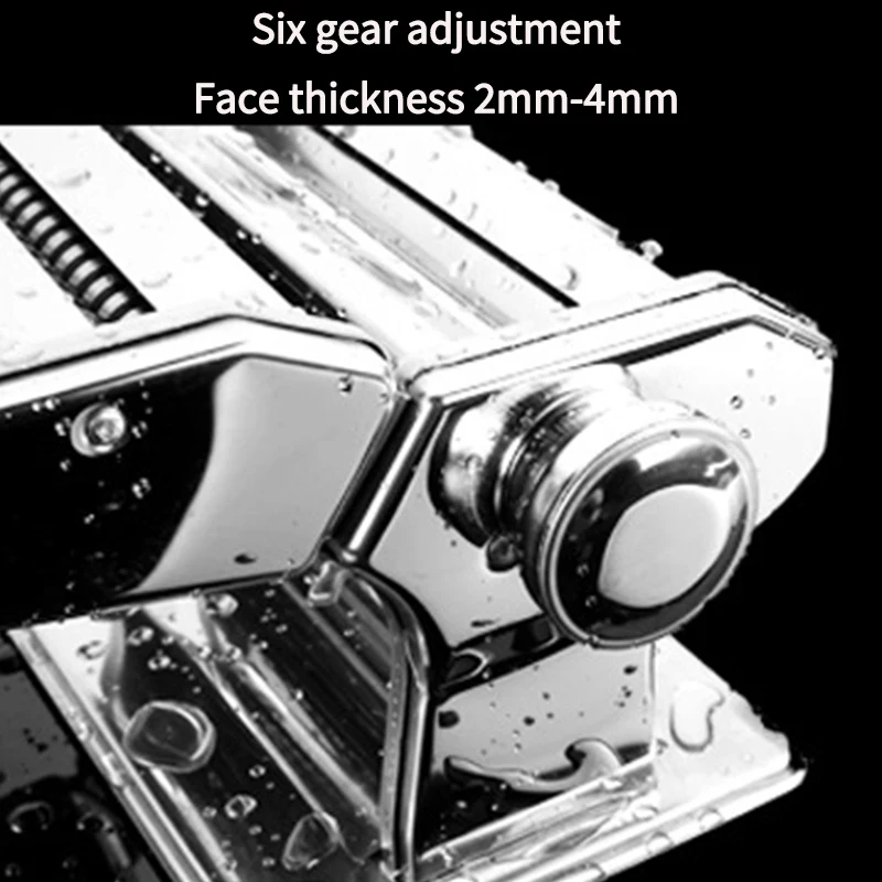 Máquina para hacer fideos Manual multifunción, máquina para Pasta desmontable, diseño desmontable, 6 ajustes de espesor para Pasta fresca, lasaña Ramen