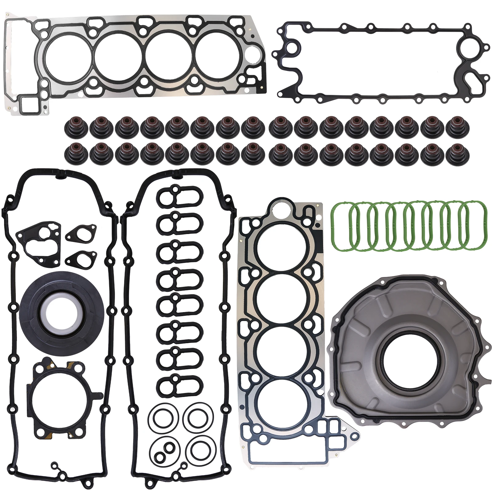 

Engine Cylinder Head Gasket Set Compatible for Jaguar Land Rover AJ133 5.0 V8 AJ133