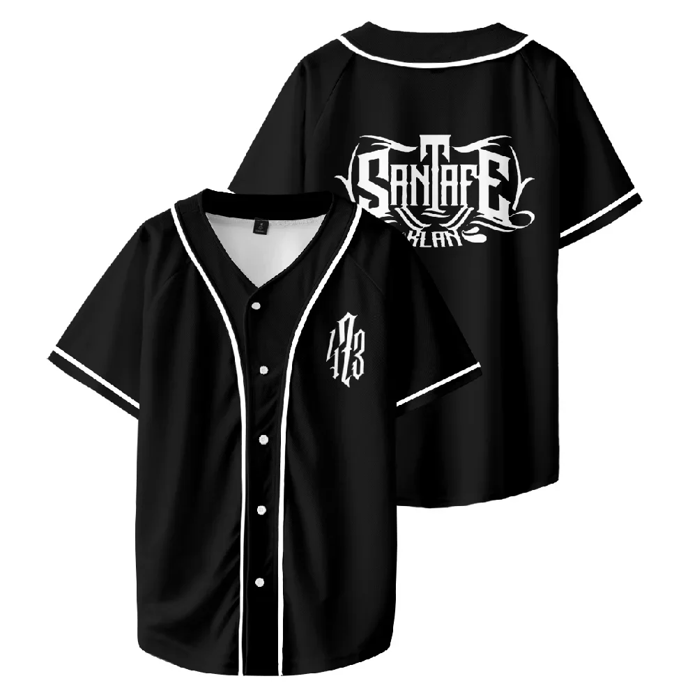 

Santa 3D Printin Baseball Uniform T-Shirt Tie-Dye Merch Unisex HipHop Style Streetwear Baseball Y2k Shirts For Men