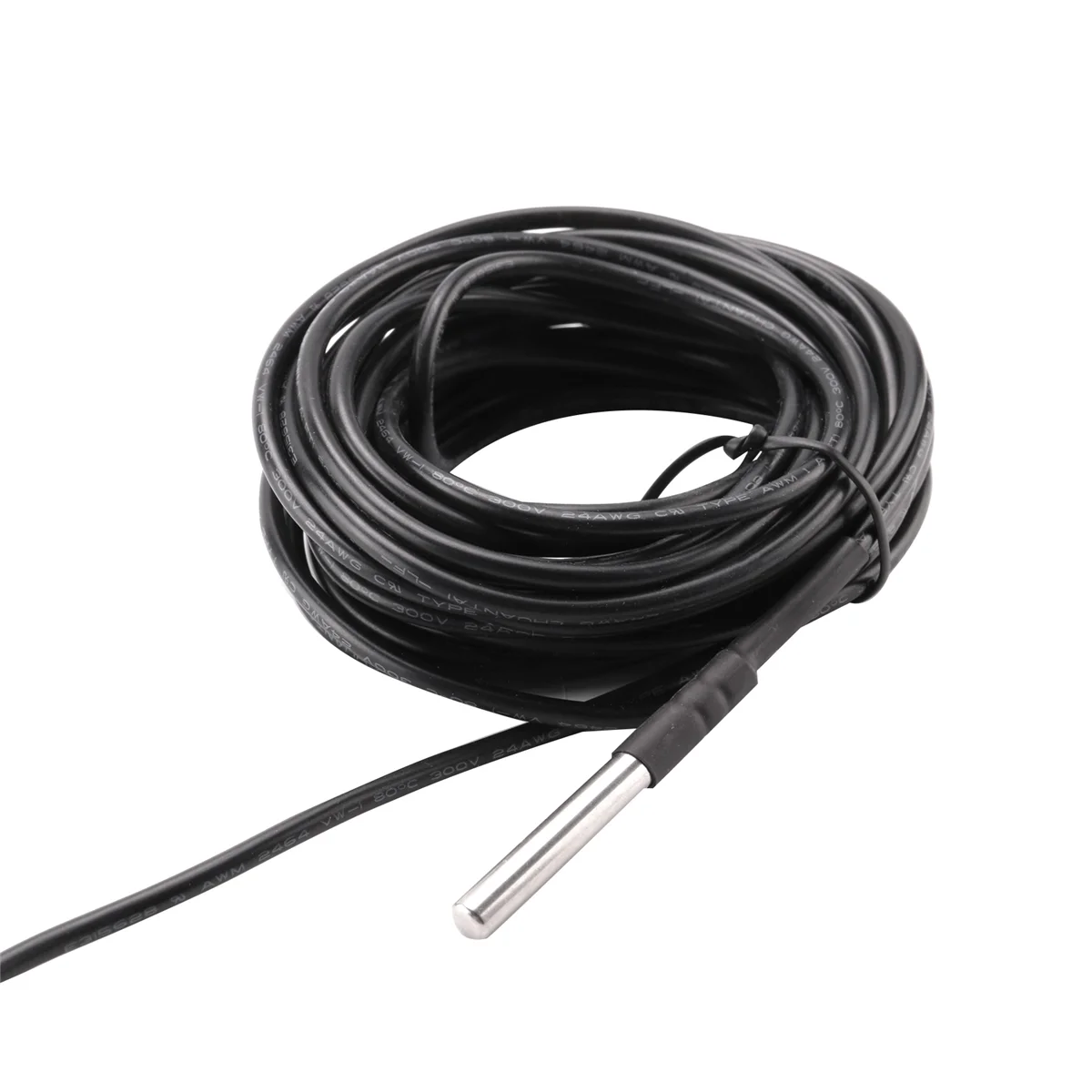 Pool thermometer mit LED-Anzeige und wasserdichtem Sonden thermometer für Wasser fisch becken Außentemperatur messer EU-Stecker