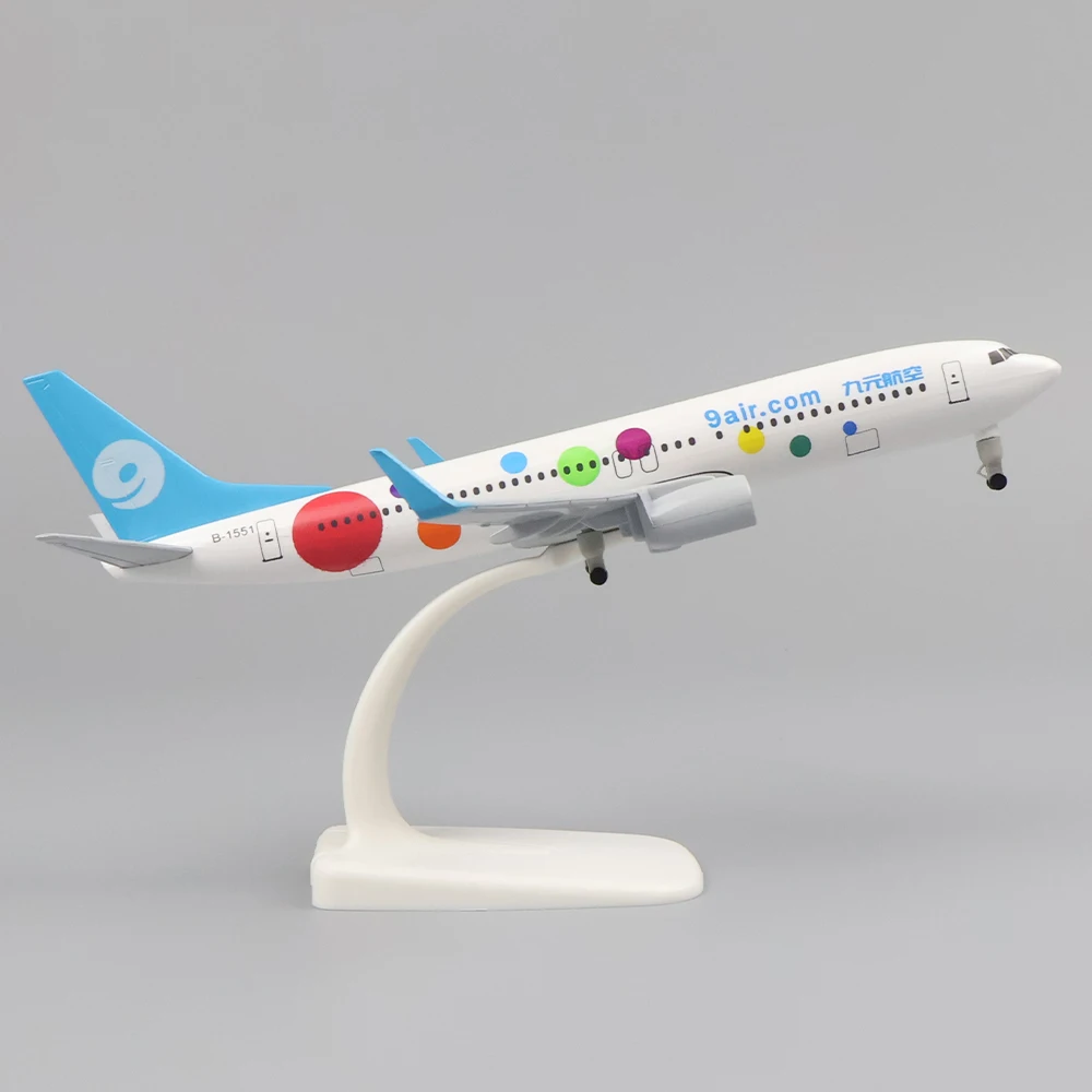 

Metal Aircraft Model 20 Cm 1:400 Jiuyuan Aviation B737 Replica Alloy Material With Landing Gear Toys Collectibles Birthday Gift