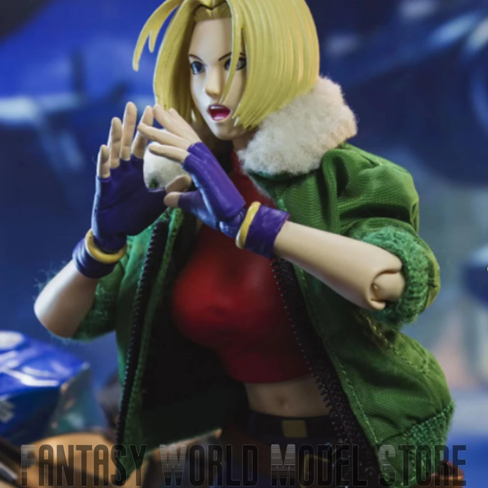 

1/12 Scale Female Soldier Blue Mary Classic Lamb Fur Collar Green Coat High Quality Fit 6'' Action Figure Body Dolls DIY Gifts